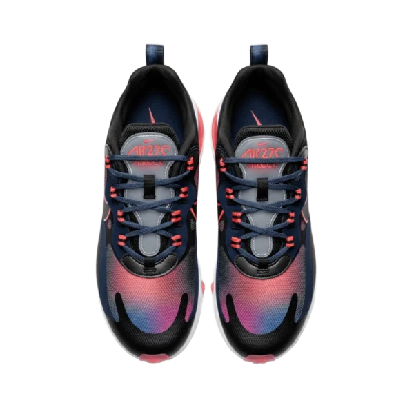 ⁦Nike Air Max 270 React Midnight Navy Crimson⁩ – תמונה ⁦4⁩