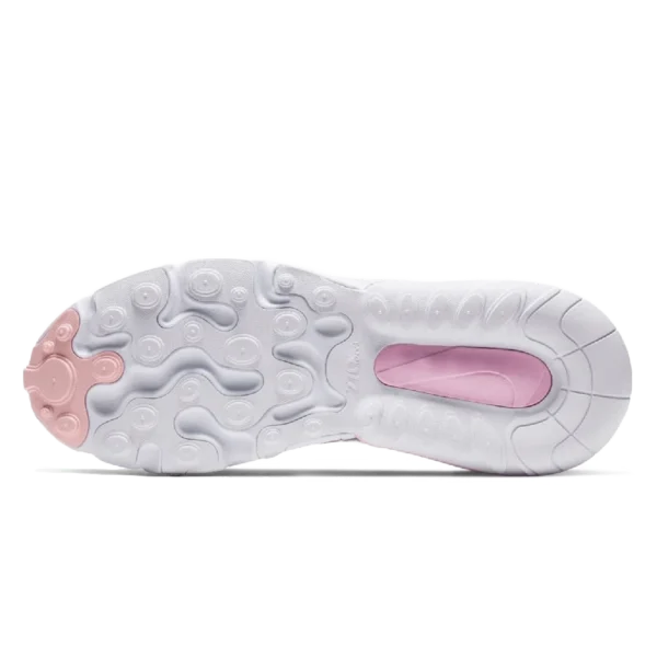 ⁦Nike Air Max 270 React White Pink Foam⁩ – תמונה ⁦4⁩