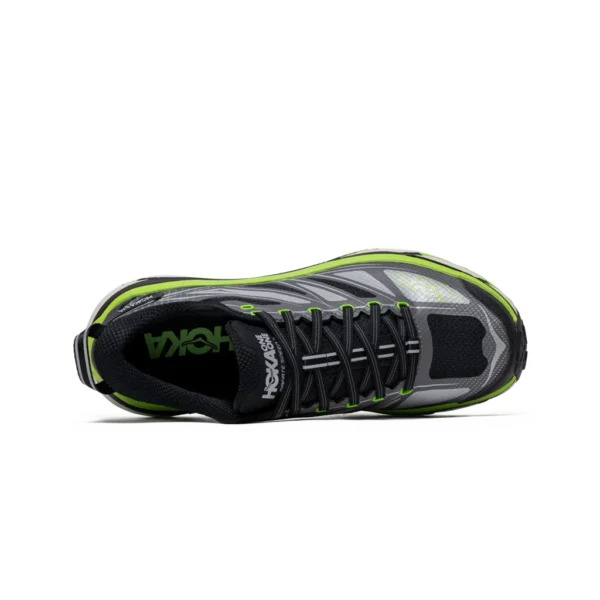 ⁦HOKA Mafate Speed 2 Black Electric Green⁩ – תמונה ⁦4⁩