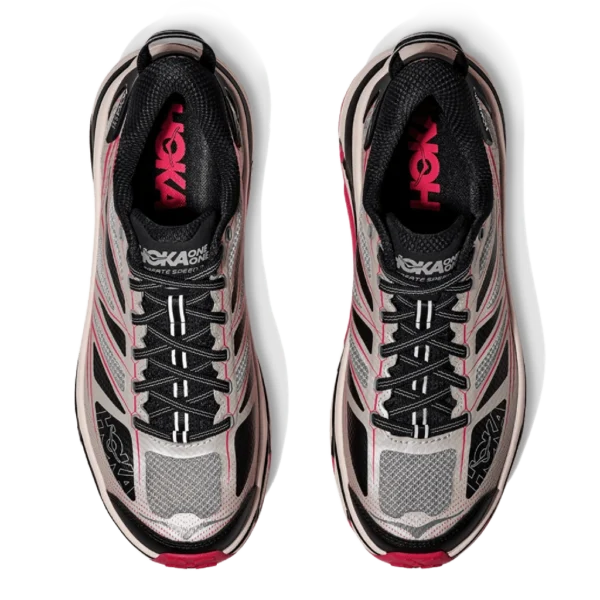 ⁦HOKA Mafate Speed 2 Galactic Grey Ruby Red⁩ – תמונה ⁦4⁩