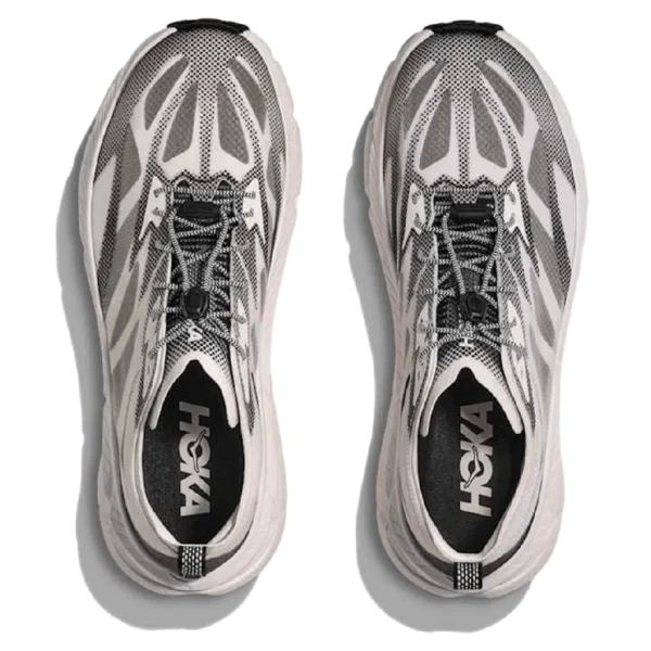 ⁦HOKA Mafate Speed 4 Lite “Stealth Tech Pack" White Black⁩ – תמונה ⁦4⁩