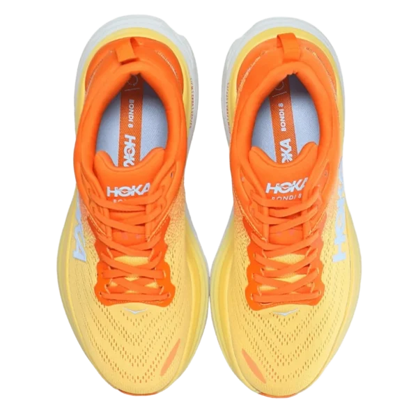 ⁦HOKA ONE ONE Bondi 8 Puffin’s Bill Amber Yellow⁩ – תמונה ⁦4⁩