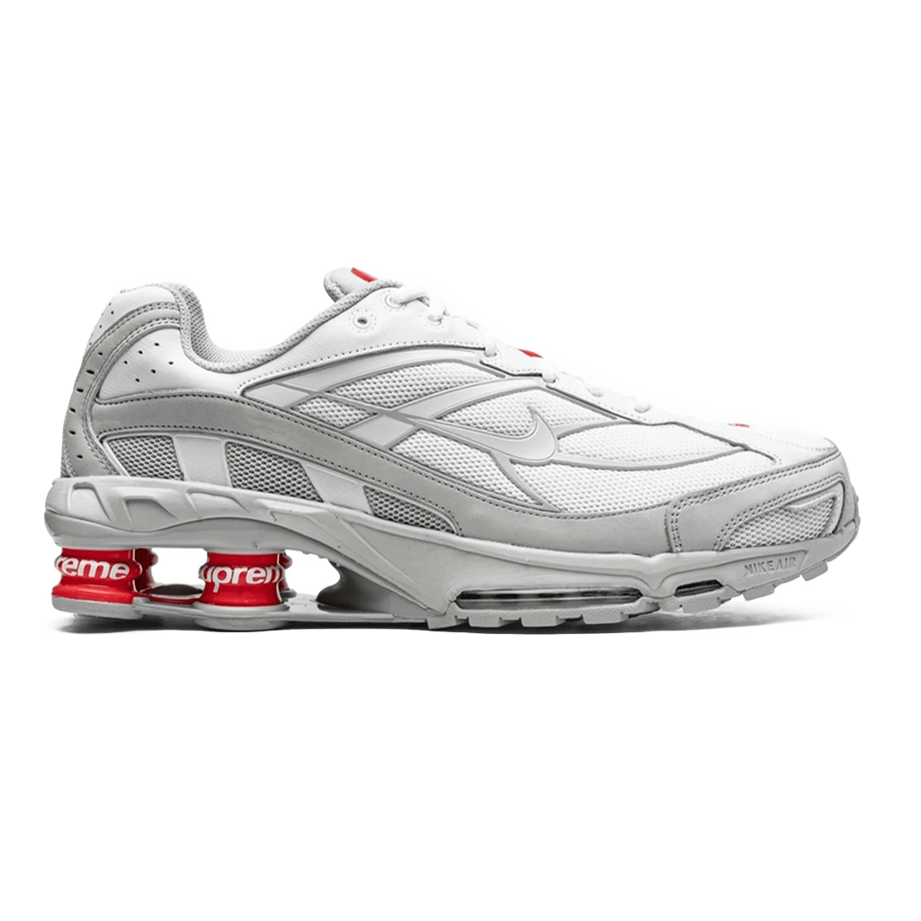 1 Nike Shox Ride 2 SP x Supreme White Grey Fog – תמונה 1