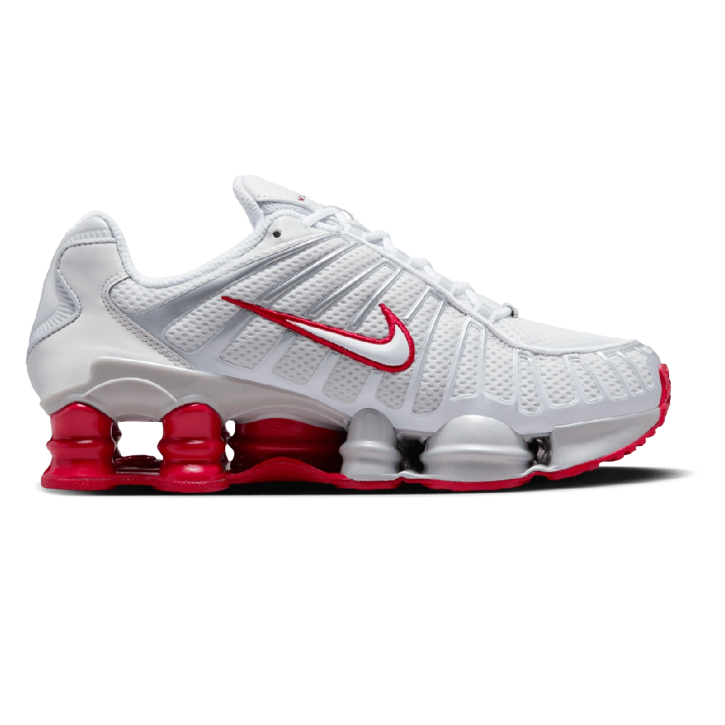 1 Nike Shox TL Platinum Tint Gym Red – תמונה 1