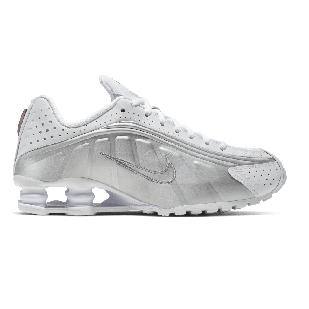 1 Nike Shox R4 White Metallic Silver – תמונה 1