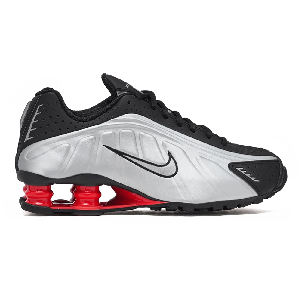 1 Nike Shox R4 Black Metallic Silver – תמונה 1