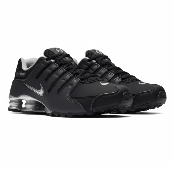⁦Nike Shox NZ Black Silver⁩ – תמונה ⁦2⁩