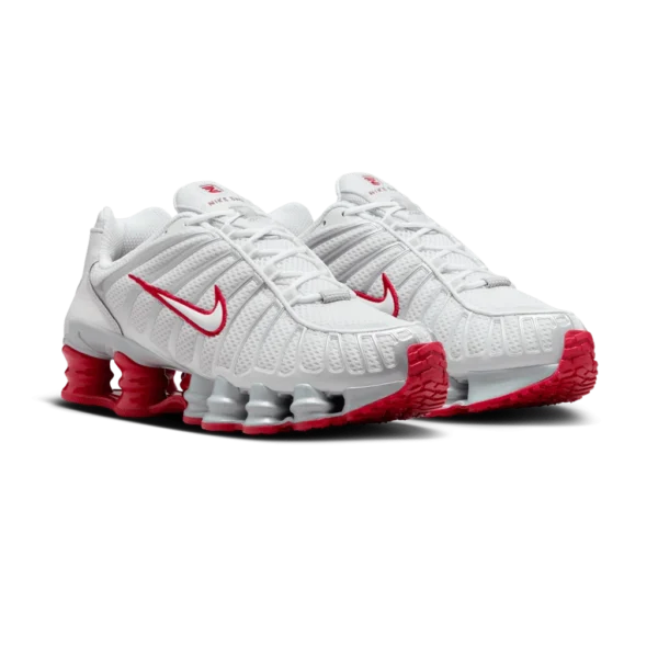 ⁦Nike Shox TL Platinum Tint Gym Red⁩ – תמונה ⁦2⁩