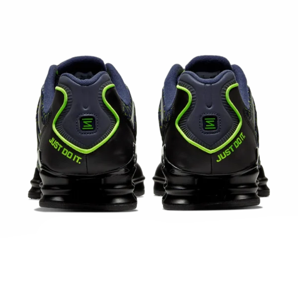 ⁦Nike Shox TL "Just Do It" Black Blue Neon Yellow⁩ – תמונה ⁦3⁩