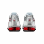 ⁦Nike Shox NZ White Sport Red Metallic Silver⁩ – תמונה ⁦3⁩