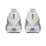 ⁦Nike Shox R4 White Metallic Silver⁩ – תמונה ⁦3⁩