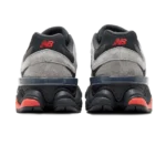 ⁦New Balance 9060 Grey Black Red⁩ – תמונה ⁦3⁩