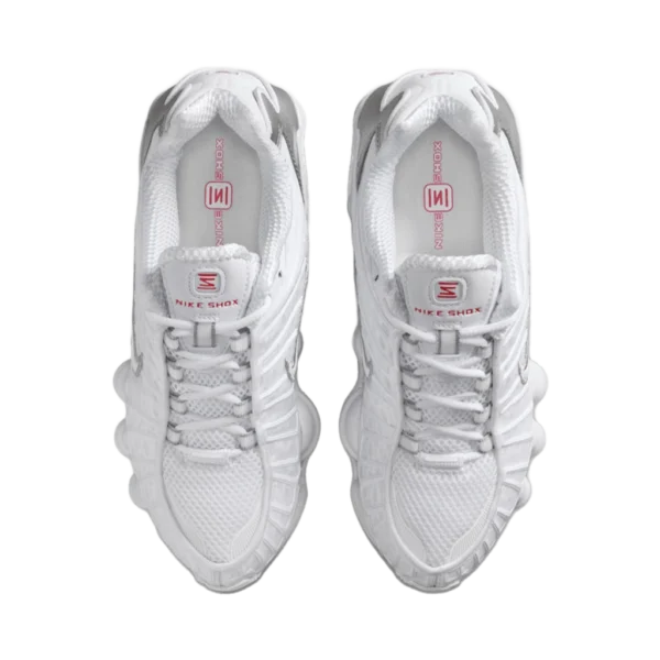 ⁦Nike Shox TL White Metallic Silver⁩ – תמונה ⁦4⁩