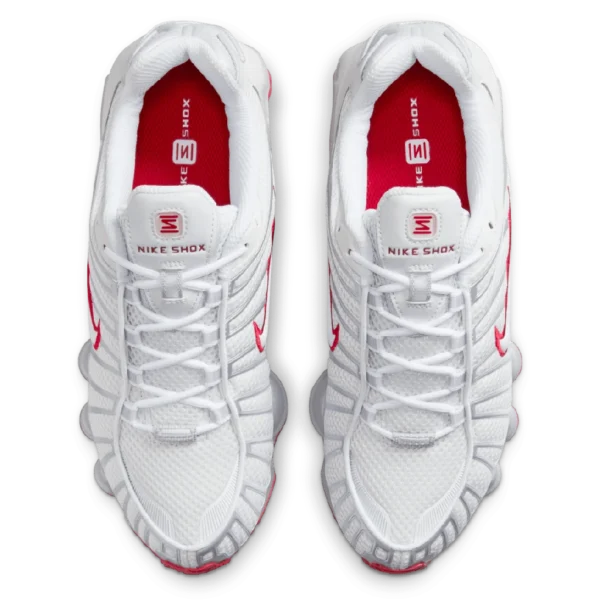 ⁦Nike Shox TL Platinum Tint Gym Red⁩ – תמונה ⁦4⁩