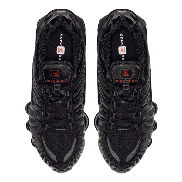 ⁦Nike Shox TL Black Metallic Hematite Max Orange⁩ – תמונה ⁦4⁩
