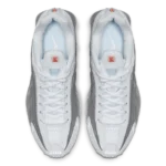 ⁦Nike Shox R4 White Metallic Silver⁩ – תמונה ⁦4⁩