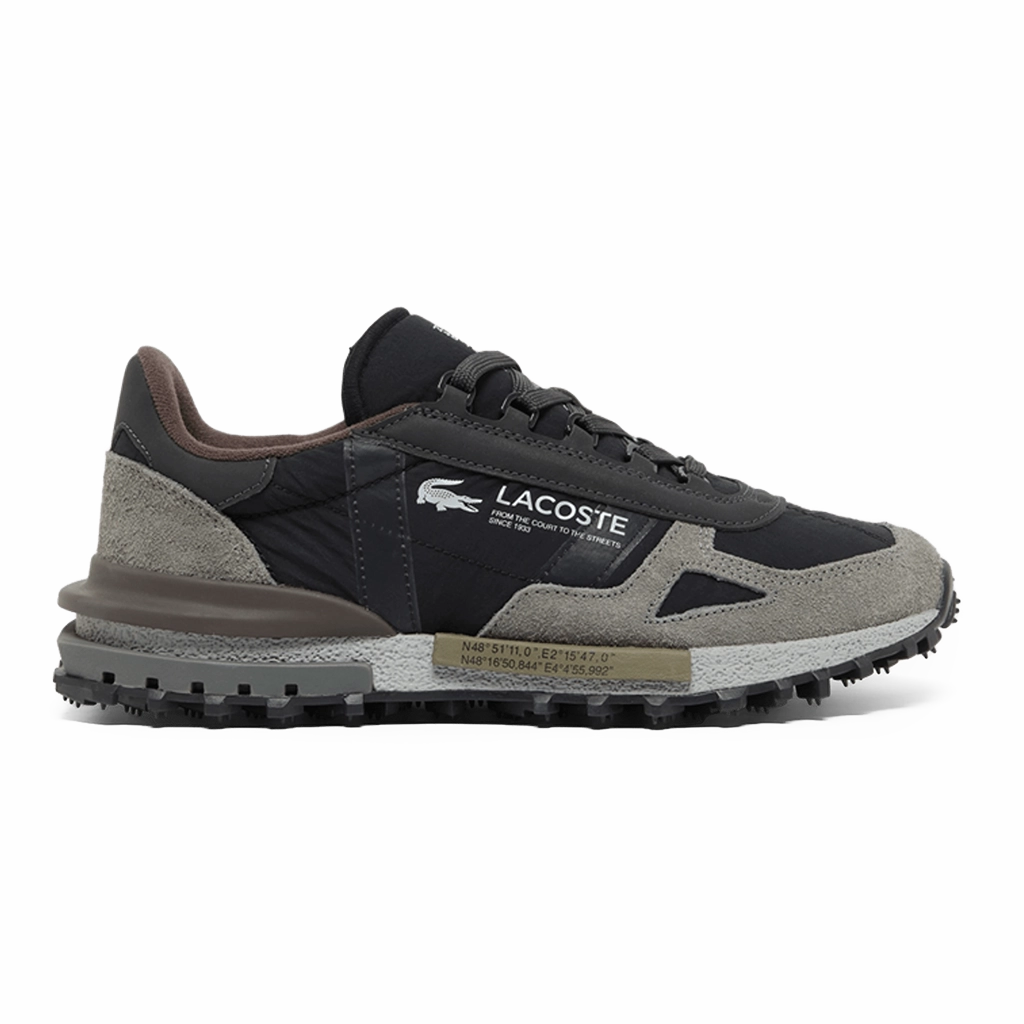 1 Lacoste Elite Active Sneakers Dark Grey Dark Brown – תמונה 1