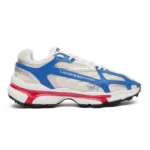 Lacoste Classic Leather Sneakers White Red Blue