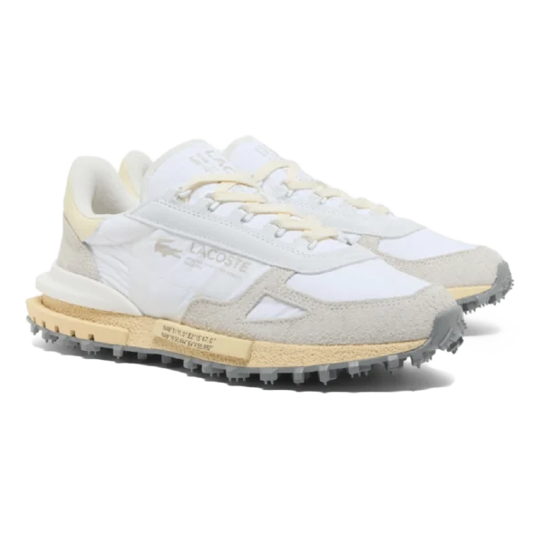 ⁦Lacoste Elite Active Sneakers White Light Yellow⁩ – תמונה ⁦2⁩