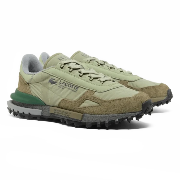 ⁦Lacoste Elite Active Sneakers Green Navy Blue White⁩ – תמונה ⁦2⁩