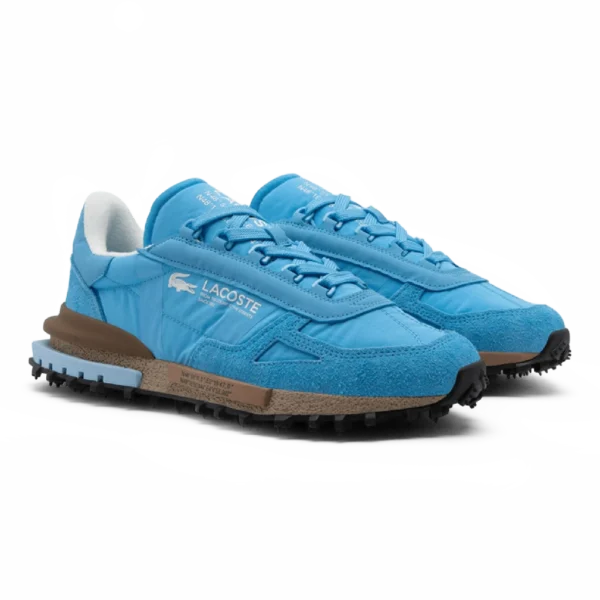⁦Lacoste Elite Active Sneakers Blue Brown⁩ – תמונה ⁦2⁩