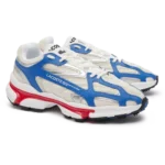 ⁦Lacoste Classic Leather Sneakers White Red Blue⁩ – תמונה ⁦2⁩
