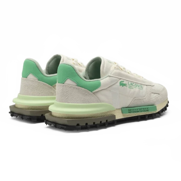 ⁦Lacoste Elite Active Sneakers Off White Green⁩ – תמונה ⁦3⁩