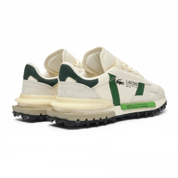 ⁦Lacoste Elite Active Trainers Off White Dark Green⁩ – תמונה ⁦3⁩