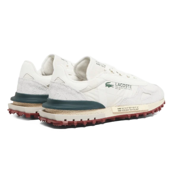 ⁦Lacoste Elite Active Sneakers Off White Dark Green⁩ – תמונה ⁦3⁩