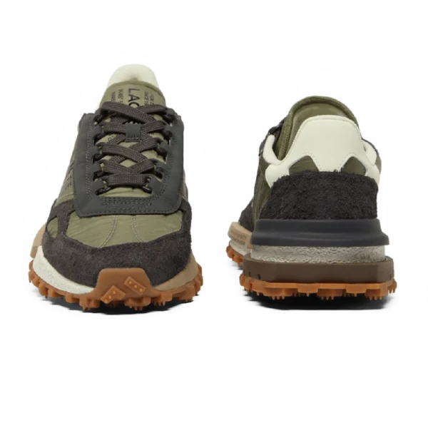 ⁦Lacoste Elite Active Trainers Dark Green White⁩ – תמונה ⁦4⁩