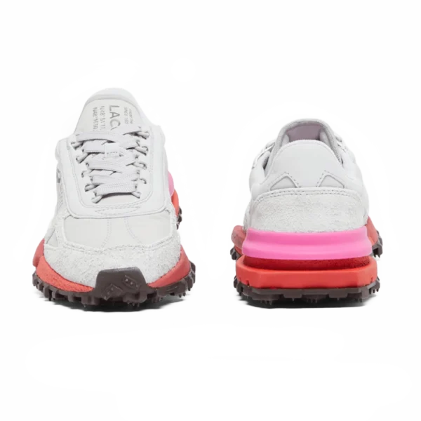⁦Lacoste Elite Active Sneakers Light Grey Orange⁩ – תמונה ⁦4⁩