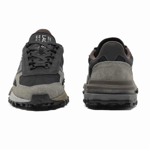 ⁦Lacoste Elite Active Sneakers Dark Grey Dark Brown⁩ – תמונה ⁦4⁩