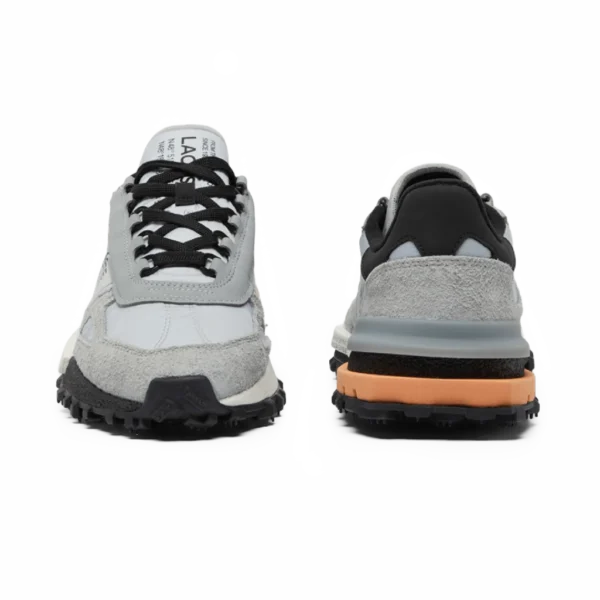 ⁦Lacoste Grey Leather Sneakers⁩ – תמונה ⁦4⁩