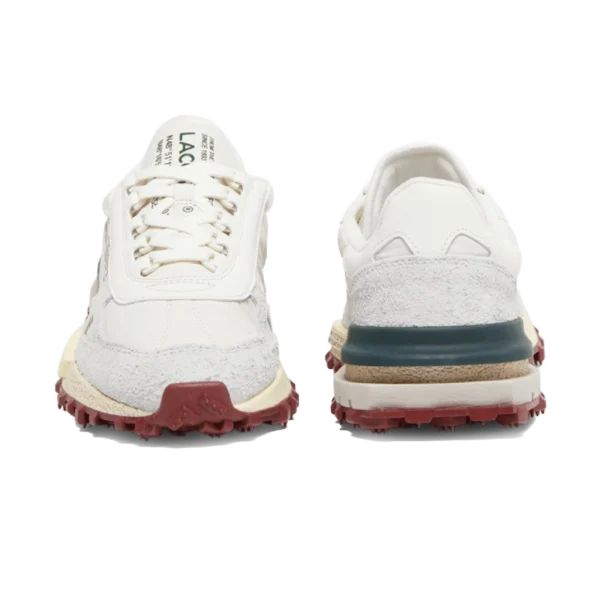 ⁦Lacoste Elite Active Sneakers Off White Dark Green⁩ – תמונה ⁦4⁩