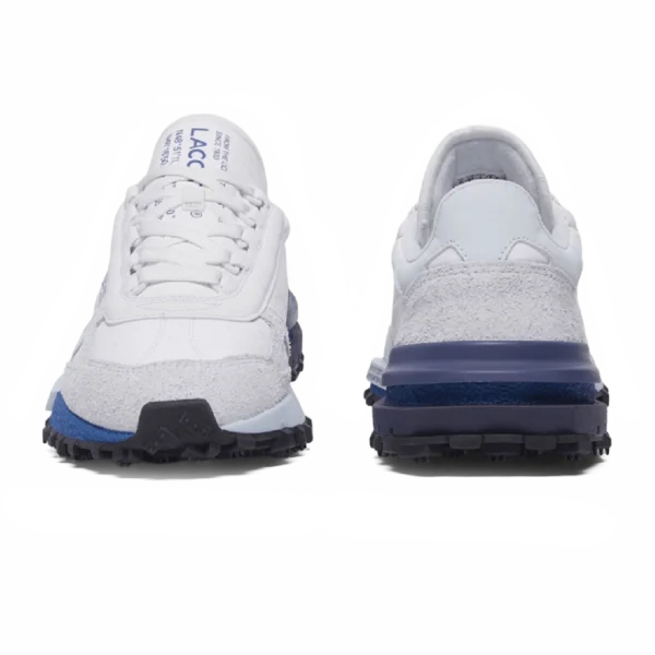 ⁦Lacoste Elite Active Leather Sneakers White Light Blue⁩ – תמונה ⁦4⁩