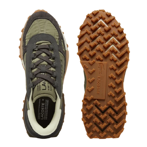 ⁦Lacoste Elite Active Trainers Dark Green White⁩ – תמונה ⁦5⁩