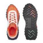 ⁦Lacoste Elite Active Branded Textile Trainers Orange White⁩ – תמונה ⁦5⁩