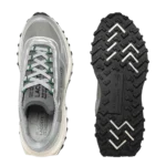 ⁦Lacoste Metallic Accent Sneakers Grey Silver⁩ – תמונה ⁦5⁩