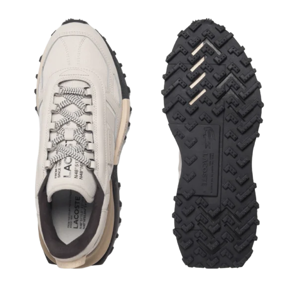 ⁦Lacoste Elite Active Sneakers Off White Dark Grey⁩ – תמונה ⁦5⁩