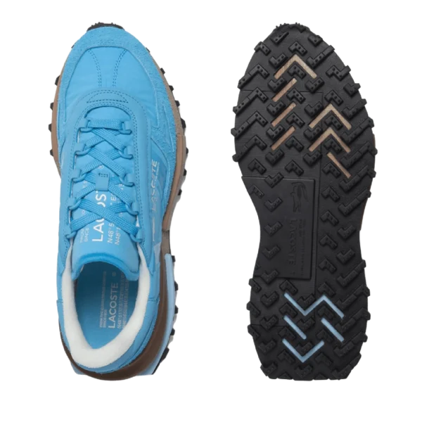 ⁦Lacoste Elite Active Sneakers Blue Brown⁩ – תמונה ⁦5⁩