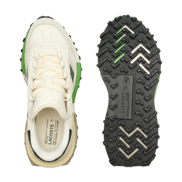 ⁦Lacoste Elite Active Trainers Off White Dark Green⁩ – תמונה ⁦5⁩
