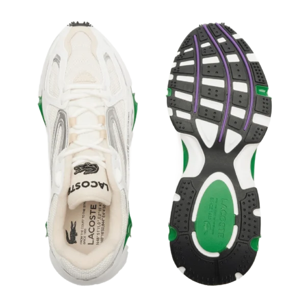 ⁦Lacoste L003 2K24 Trainers White Green⁩ – תמונה ⁦5⁩