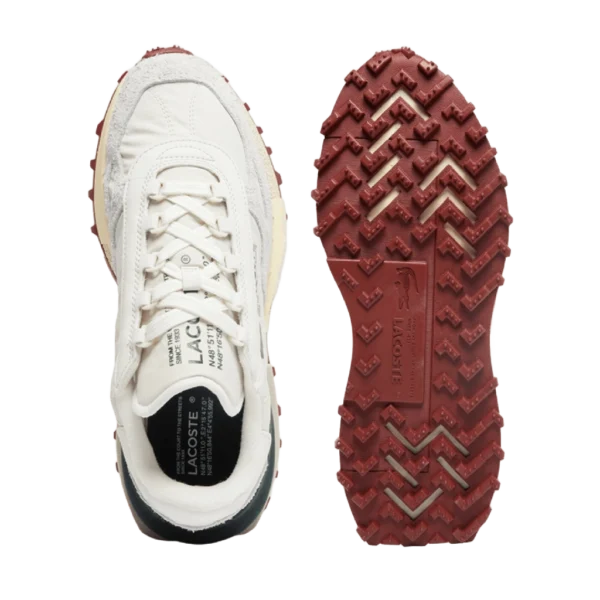 ⁦Lacoste Elite Active Sneakers Off White Dark Green⁩ – תמונה ⁦5⁩