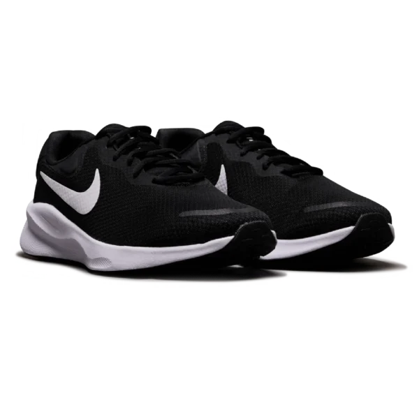 ⁦Nike Revolution 7 Black White⁩ – תמונה ⁦2⁩