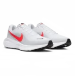 ⁦Nike Revolution 8 White Bright Crimson⁩ – תמונה ⁦2⁩