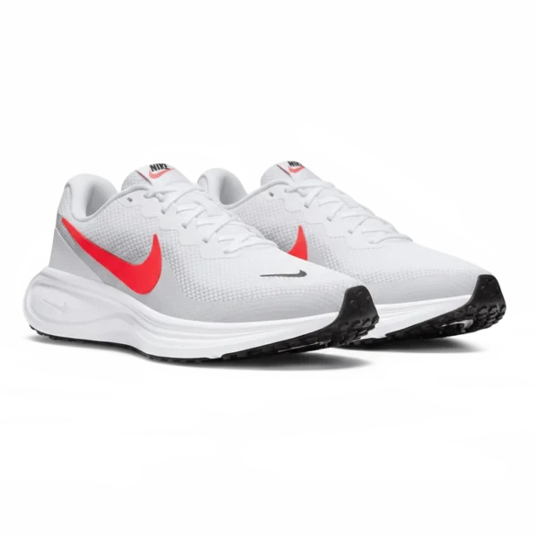 ⁦Nike Revolution 8 White Bright Crimson⁩ – תמונה ⁦2⁩