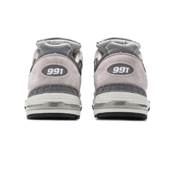 ⁦New Balance 991 Grey White⁩ – תמונה ⁦3⁩