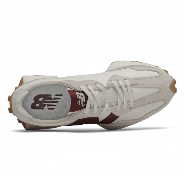 ⁦New Balance 327 x Staud White Dark Red⁩ – תמונה ⁦4⁩