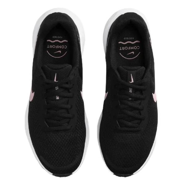 ⁦Nike Revolution 7 Black Soft Pink⁩ – תמונה ⁦4⁩
