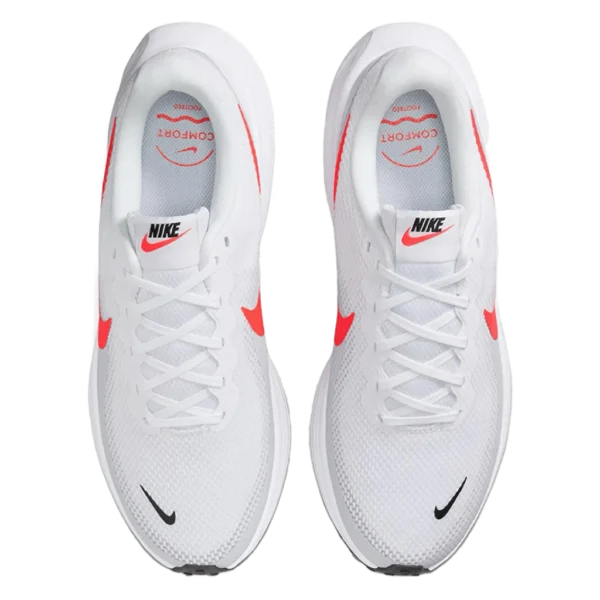 ⁦Nike Revolution 8 White Bright Crimson⁩ – תמונה ⁦4⁩